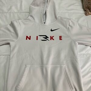 Nike Black and White Kid’s Hooded Sweatshirt